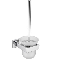 CERANO - Nástěnná WC štětka Polo - chrom (CER-479335)