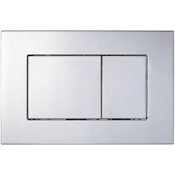 CERANO - Ovládací tlačítko splachování Classic k WC modulu Profi - ABS - chrom (CER-476900)