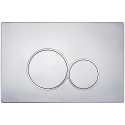 CERANO - Ovládací tlačítko splachování Duo k WC modulu Profi - ABS - chrom (CER-8050BD80362)