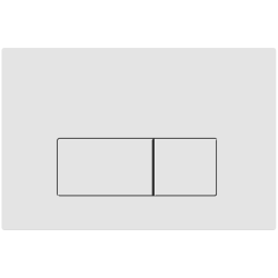 CERANO - Ovládací tlačítko splachování Modulo k WC modulu Basic - ABS - bílá (CER-670822)