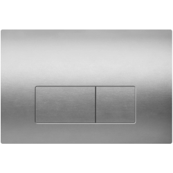 CERANO - Ovládací tlačítko splachování Modulo k WC modulu Basic - ABS - stříbrná (CER-670828)