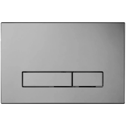 CERANO - Ovládací tlačítko splachování Slim k WC modulu Profi - ABS - tmavě šedá (CER-8050BD80358)