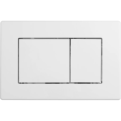 CERANO - Ovladací tlačítko WC modulů Lite/Classic - ABS - bílá (CER-476906)