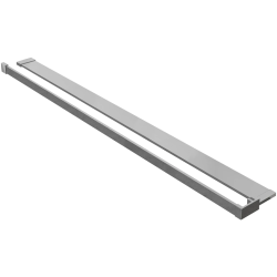 CERANO - Polička/držák na ručníky pro sprchovou zástěnu  Walk-In - 8-10 mm - chrom - 30 až 160  (CER-440147)
