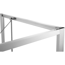 CERANO - Posuvné kolejnice pro dveře Versaro L/P - chrom - 90x190  (CER-8050BD80265)