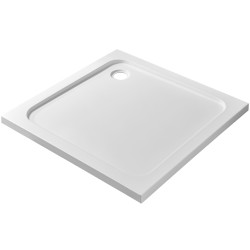 CERANO - Sprchová vanička čtvercová Soto - akrylát - bílá lesklá - 90x90x5  (CER-425542)