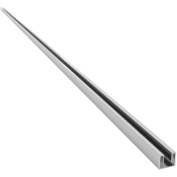 CERANO - Stěnový zápustný profil pro sprchové zástěny Walk-in - 8 mm - zápustný - chrom - 200  (CER-476837)