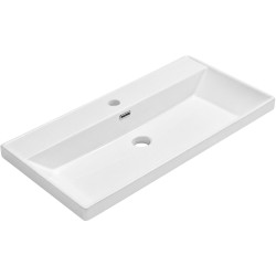CERANO - Umyvadlo keramické Viano - nábytkové - bílá lesklá - 81,2x46,4  (CER-680381)