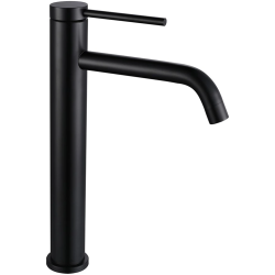 CERANO - Umyvadlová stojánková baterie Selma - vysoká - černá matná (CER-428671)