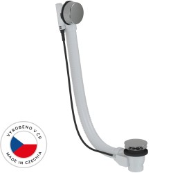 CERANO - Vanová souprava ovládaná bovdenem 6/4“ - zátka 72mm - bez sifonu - chrom - 60  (CER-676684)