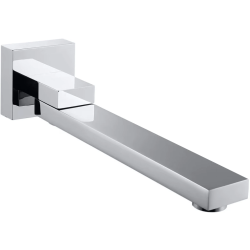 CERANO - Výtoková nástěnná hubice - otočná - 23  - hranatá - chrom (CER-605074)