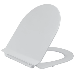 CERANO - WC sedátko se zpomalovacím mechanismem Sedile - slim/UF - bílá lesklá - 36,4x4,9x42,7  (CER-414770)