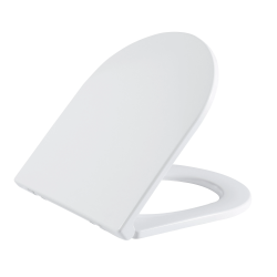 CERANO - WC sedátko se zpomalovacím mechanismem Seggio - slim/UF - bílá lesklá - 36x4,2x43  (CER-414791)