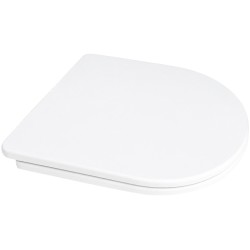 CERANO - WC sedátko Toluco - Soft Close - PP plast - bílá lesklá - 36,4x4,3x43,2  (CER-667769)