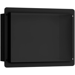 CERANO - Zápustná polička/nika do obkladu - černá matná - 30x20x10  (CER-417470)