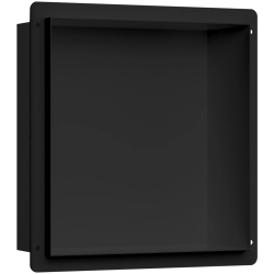 CERANO - Zápustná polička/nika do obkladu - černá matná - 30x30x10  (CER-417473)