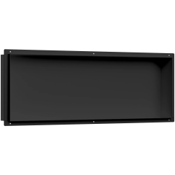 CERANO - Zápustná polička/nika do obkladu - černá matná - 60x20x10  (CER-417476)