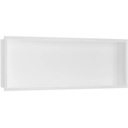 CERANO - Zápustná polička/nika s okrajem do obkladu - bílá matná - 90x30x10  (CER-8050BD80244)