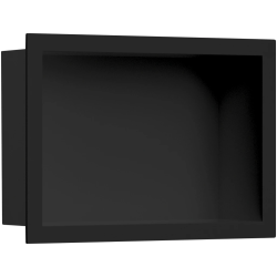 CERANO - Zápustná polička/nika s okrajem do obkladu - černá matná - 30x20x10  (CER-417449)