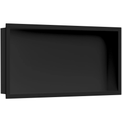 CERANO - Zápustná polička/nika s okrajem do obkladu - černá matná - 60x30x10  (CER-417464)