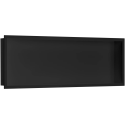 CERANO - Zápustná polička/nika s okrajem do obkladu - černá matná - 90x30x10  (CER-417467)