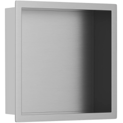 CERANO - Zápustná polička/nika s okrajem do obkladu - nerezová  - 30x30x10  (CER-8050BD80250)