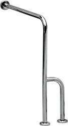 CERSANIT - ETIUDA Madlo 75x80 s montáží do podlahy a stěny pro WC, pravé (K97-037)