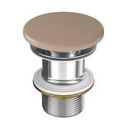 CERSANIT - Keramická zátka pro umyvadla bez přepadu FARVA cappuccino mat (K712-048)