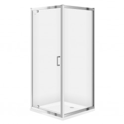 CERSANIT - KOUT ČTVEREC 90x90X190 TRANSPARENT SKLO (S154-006+S154-008)