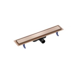 CERSANIT - Lineární odtokový žlab TAKO 60 s oboustranným roštem, broušená měď (S204-058)