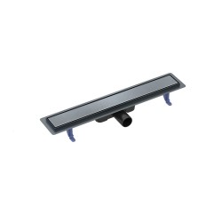 CERSANIT - Lineární odtokový žlab TAKO 60 s oboustranným roštem, černý gun metal (S204-062)