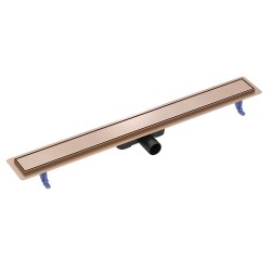 CERSANIT - Lineární odtokový žlab TAKO 90 s oboustranným roštem, broušená měď (S204-061)