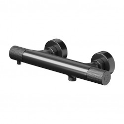 CERSANIT - NÁSTĚNNÁ TERMOSTATICKÁ SPRCHOVÁ BATERIE ZEN BY CERSANIT, GUN METAL (S951-583)