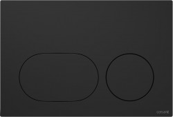 CERSANIT - Ovládací tlačítko DUETO k systému AQUA, černá mat (K97-0637)