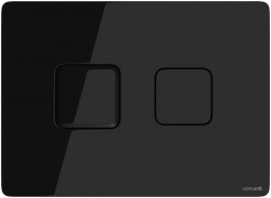 CERSANIT - PNEUMATICKÉ TLAČÍTKO ACCENTO ČTVEREC ČERNÉ SKLO (S97-058)