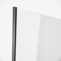 CERSANIT - Rohový profil pro sprchové zástěny WALK-IN MILLE černý (S900-2811)