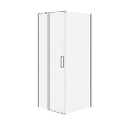 CERSANIT - Sada B845: kout MODUO, pant levý, 80x80x195, čiré sklo VIR (S601-210)