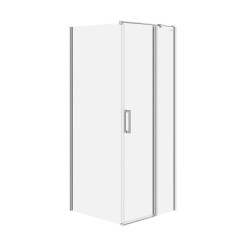 CERSANIT - Sada B846: kout MODUO, pant pravý, 80x80x195, čiré sklo VIR (S601-211)