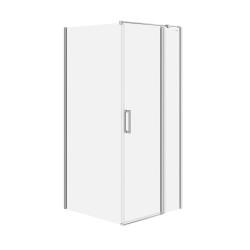 CERSANIT - Sada B848: kout MODUO, pant pravý, 90x90x195, čiré sklo VIR (S601-213)