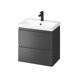 CERSANIT - Sada B887 MODUO SLIM 60 antracit, montáž (skříňka FSC MIX70% SGSCH-COC-007574 + umyvadlo) VIR (S801-477)