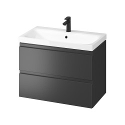 CERSANIT - Sada B897 MODUO 80 antracit DSM (skříňka FSC MIX70% SGSCH-COC-007574 + umyvadlo) (S801-487-DSM)