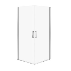 CERSANIT - Sada C380: kout MODUO čtverec, 2 plné dveře, 80x80x195 VIR (S601-477)