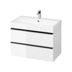 CERSANIT - Sada C725 VIRGO 80 bílá (skříňka FSC MIX70% SGSCH-COC-007574 + černá úchytka) VIR (S4019-006)
