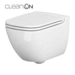 CERSANIT - SET 741 závěstná mísa CASPIA NEW CLEAN ON včetně sedátka duroplast (K701-103)
