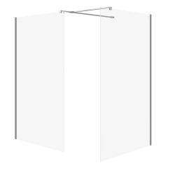 CERSANIT - SET B796 WALK-IN MILLE CHROM 120X90X200 VIR (S601-183)