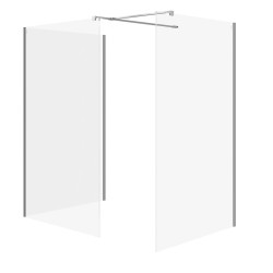 CERSANIT - SET B810 WALK-IN MILLE CHROM 90X90X90X200 VIR (S601-197)