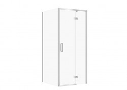 CERSANIT - SET C100 Sprchový kout Larga, pravý, 90x80x195, chrom, čiré sklo (S601-302)