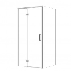CERSANIT - SET C112 Sprchový kout Larga, levý, 100x90x195, chrom, čiré sklo (S601-312)