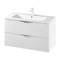 CERSANIT - SET C144 TIRSO 100 BÍLÁ MAT DSM (skříňka + umyvadlo)  (S801-542)