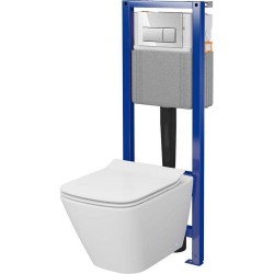 CERSANIT - Set C59 SYSTEM 40 MECH MZ120 DUR SC EO, tlačítko chrom lesk M (S701-830)